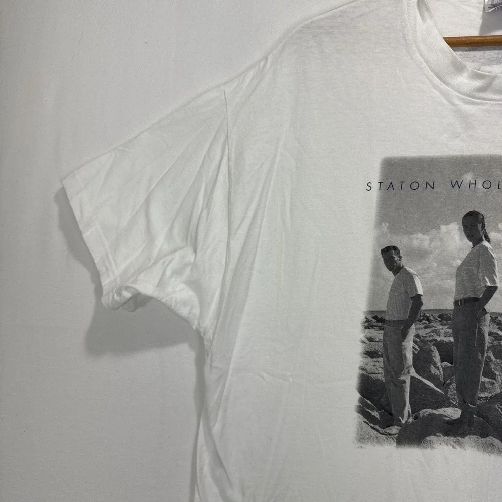 VTG‎ Y2K Hanes Beefy Staton Wholesale 2000 Graphic Tee White sz XL